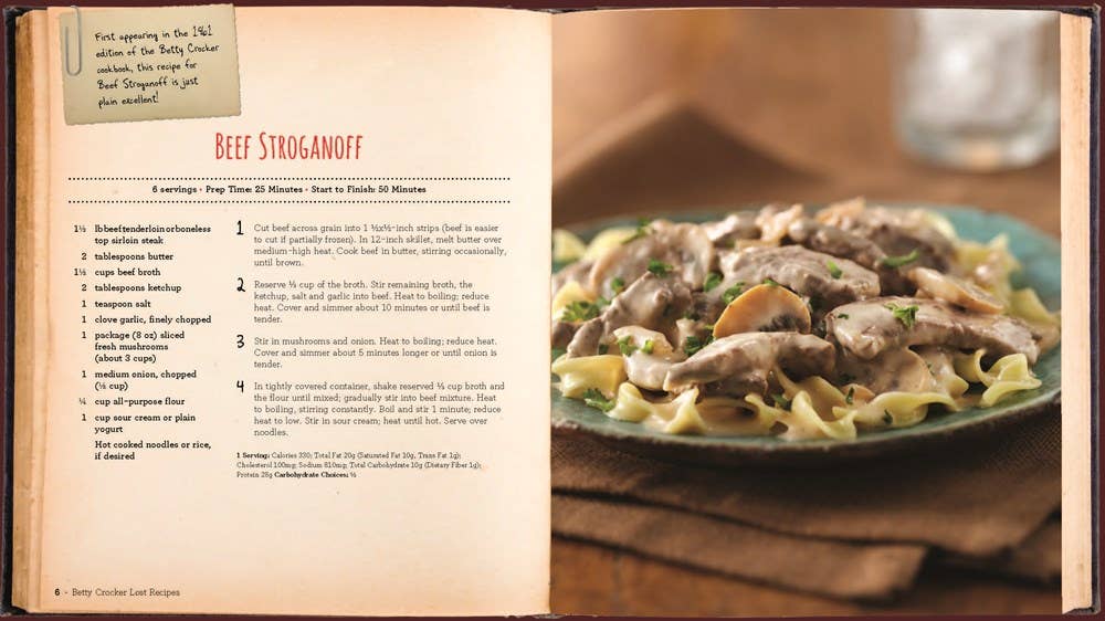 HarperCollins - Betty Crocker Lost Recipes: Betty Crocker