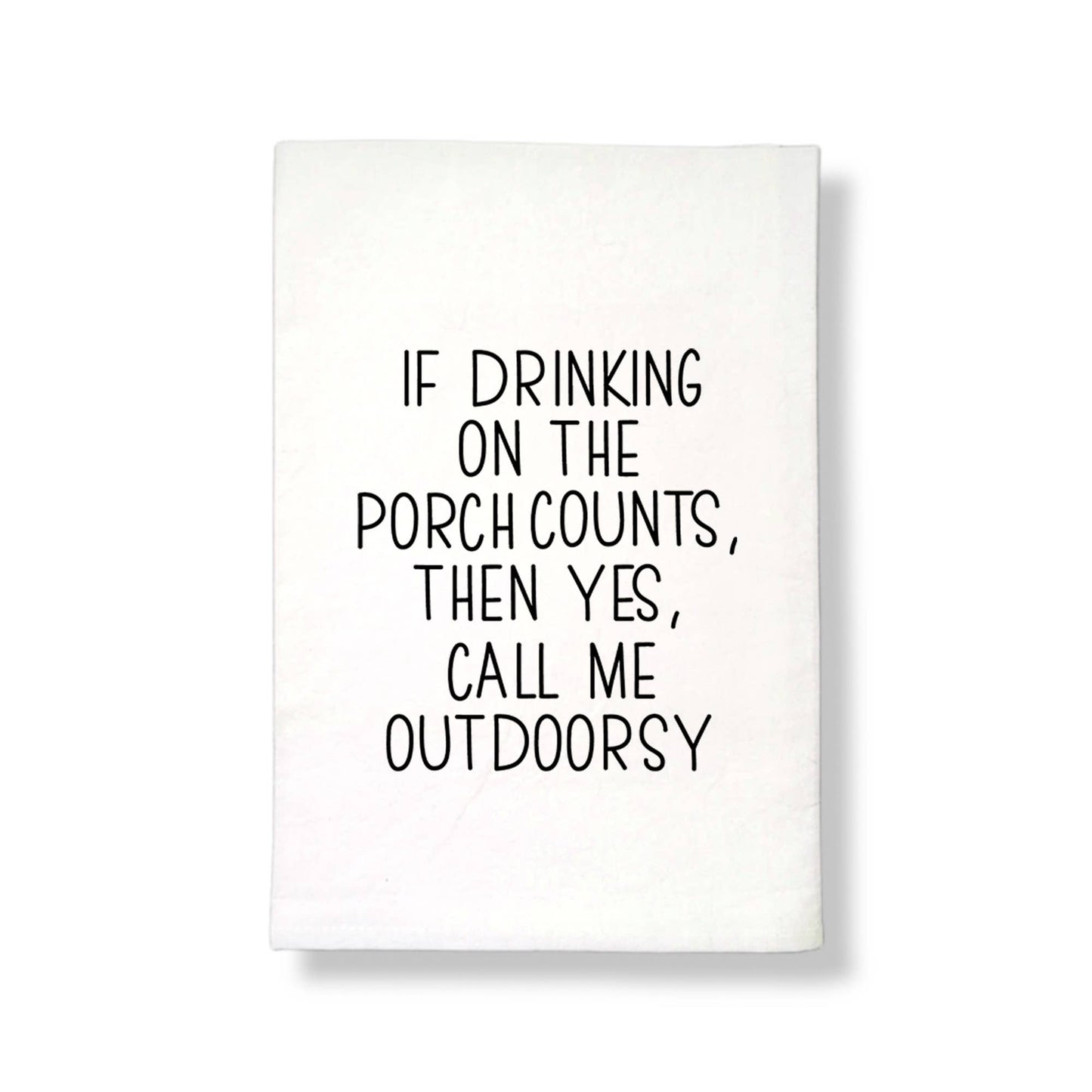 Sycamore Creek Makers - Call Me Outdoorsy tea towel