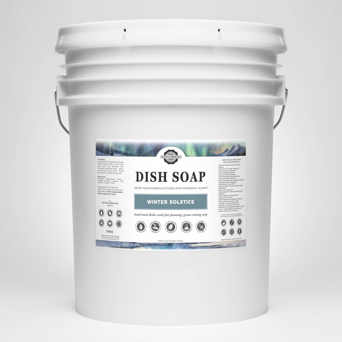 Rustic Strength - Dish Soap - Winter Scents