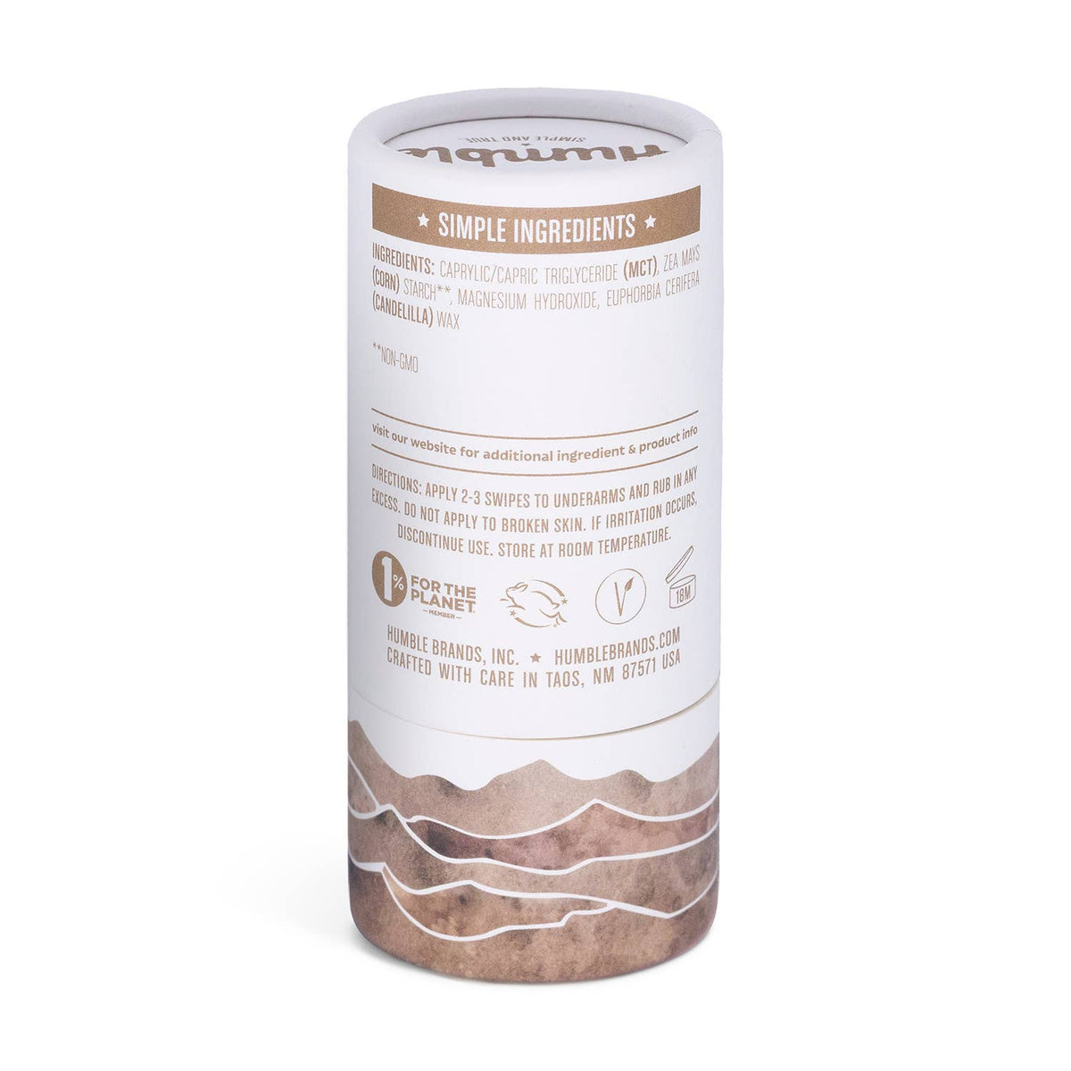 Simply Unscented Vegan & Sensitive Plastic Free Deodorant