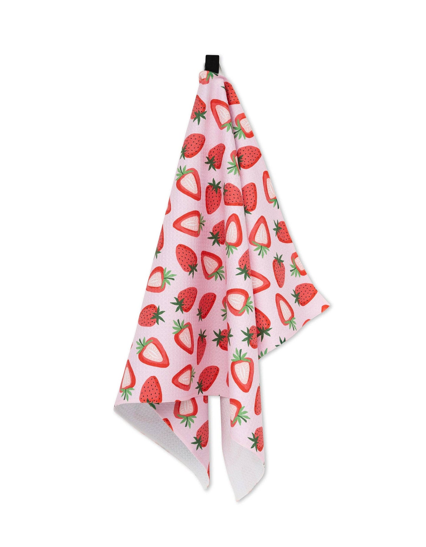 Geometry - Sweet Strawberry Tea Towel