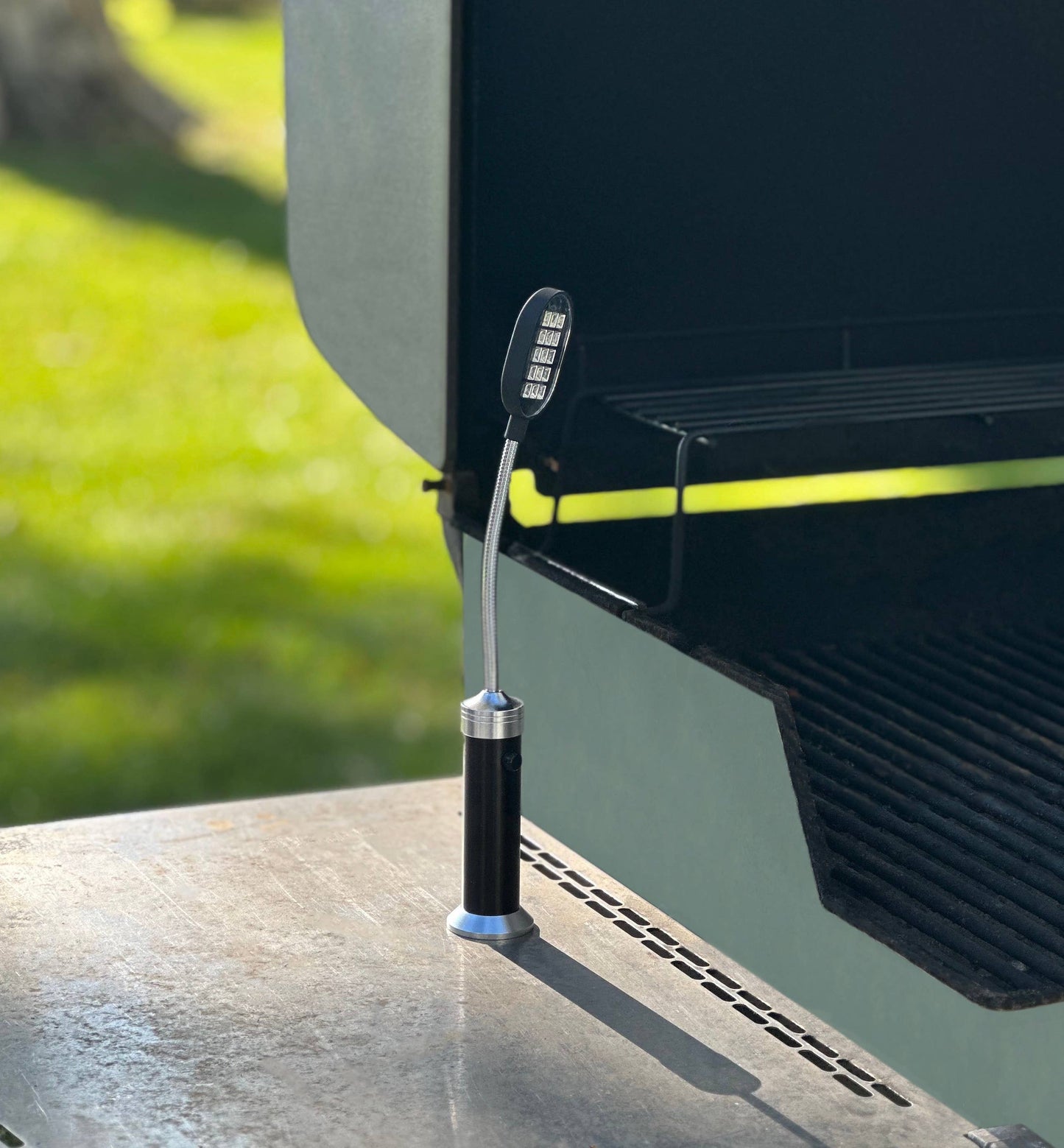 Fox Run Brands - Outset Outdoor Rotating Grill Light, Magnetic Base, 11.2"