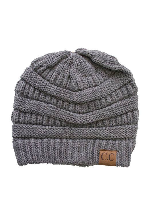 Hana - C.C Best Selling Cable Knit Classic Beanie Winter Hat