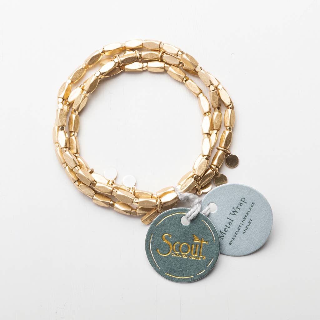 Scout Curated Wears - Metal Wrap - Classic/Teardrop/Silver