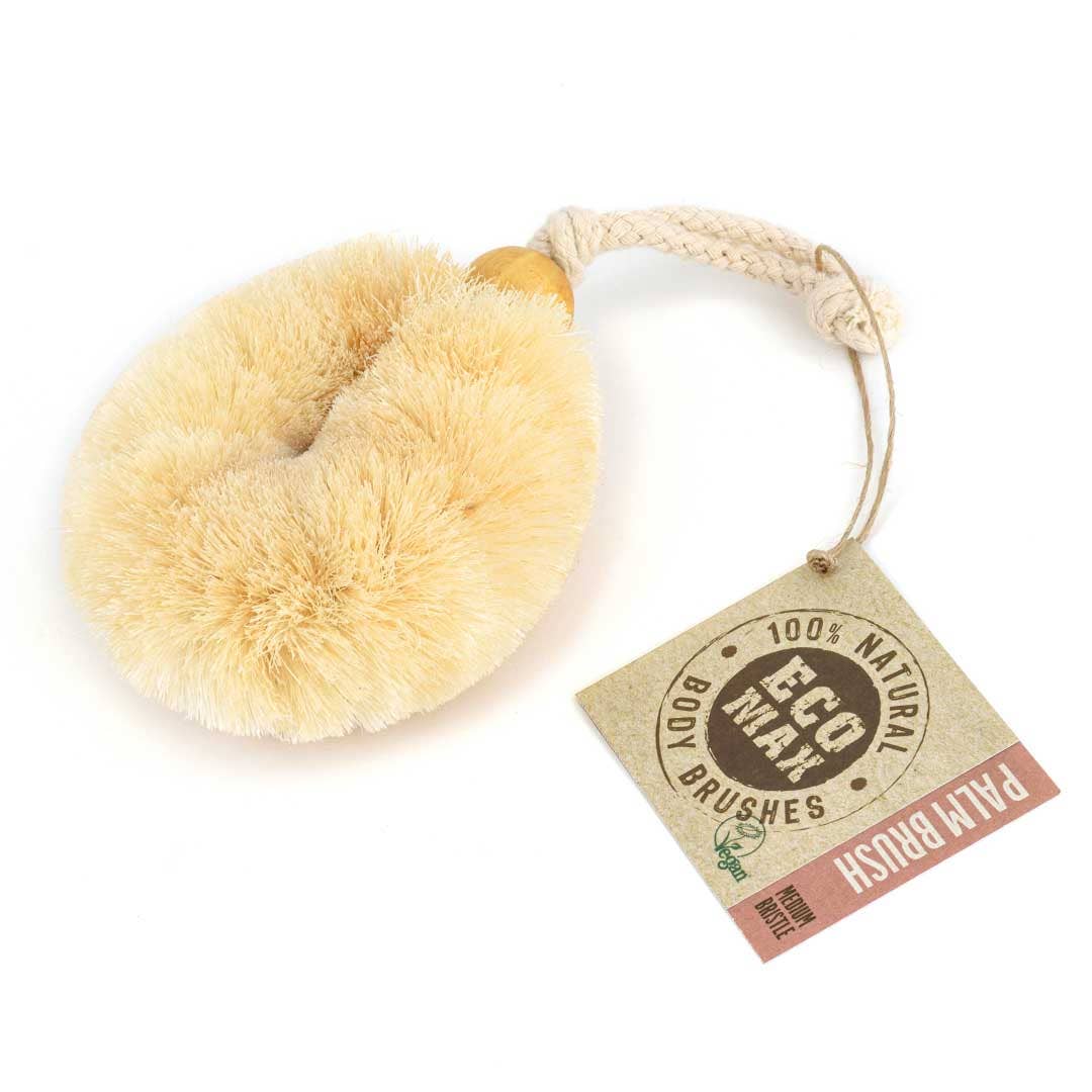 Ethical Global - Palm Body Wash Brushes - Natural Sisal or Soft Jute