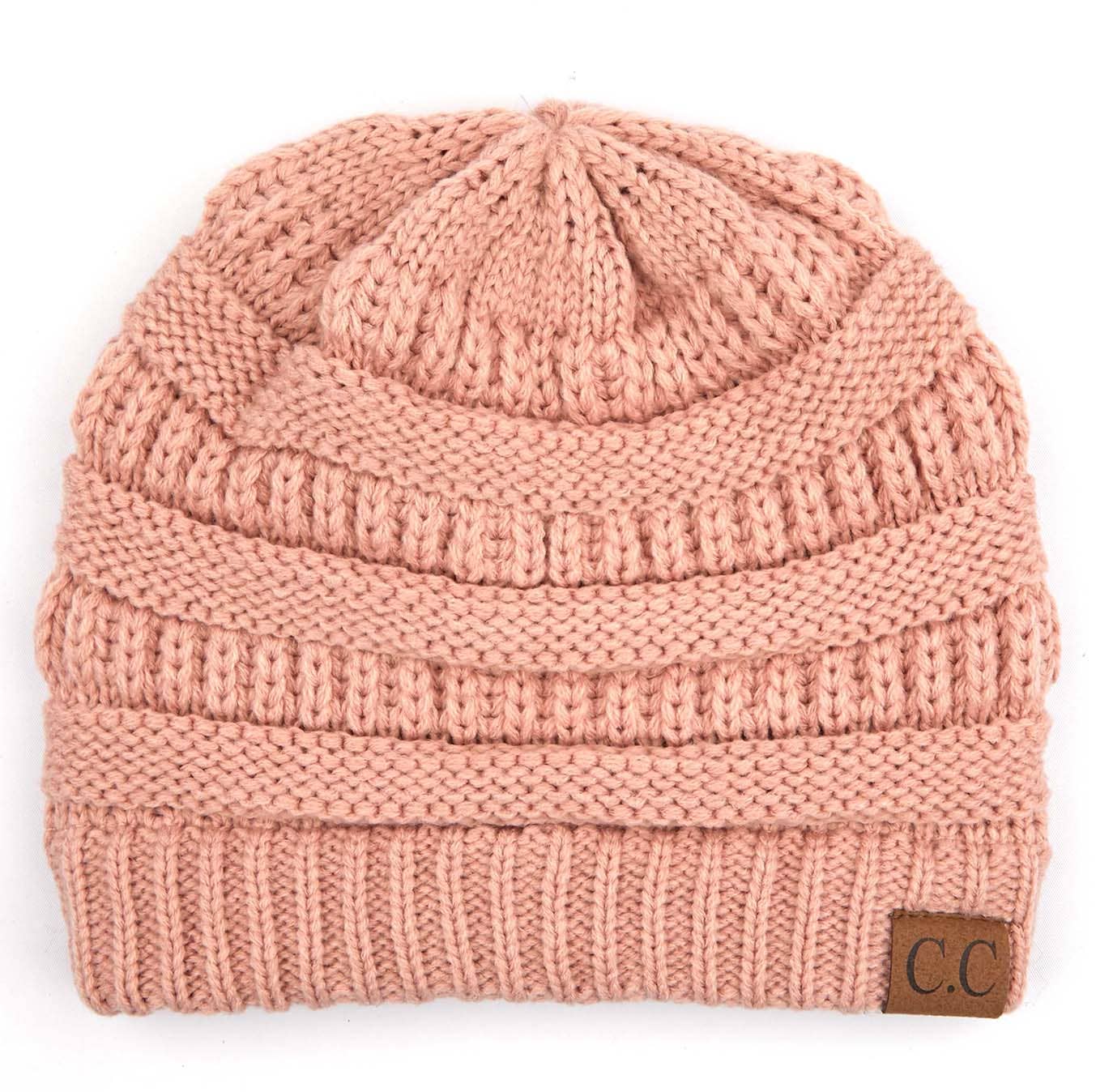 Hana - C.C Best Selling Cable Knit Classic Beanie Winter Hat