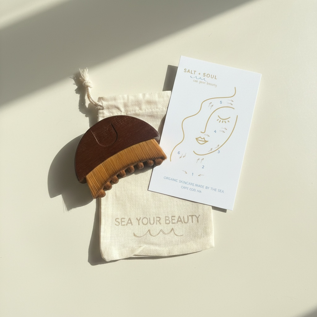 Lymphatic drainage face brush
