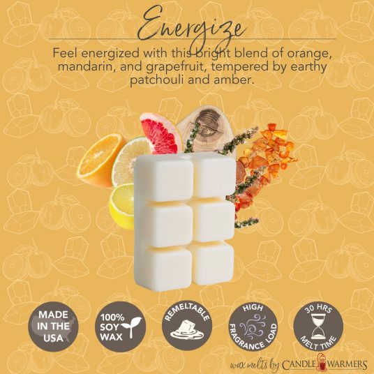 Aromatherapy Essential Oil Wax Melts | 6 Scents