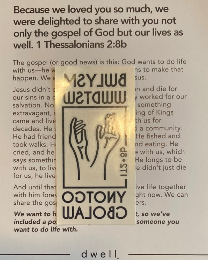 Dwell: Memory Verse Tatoos