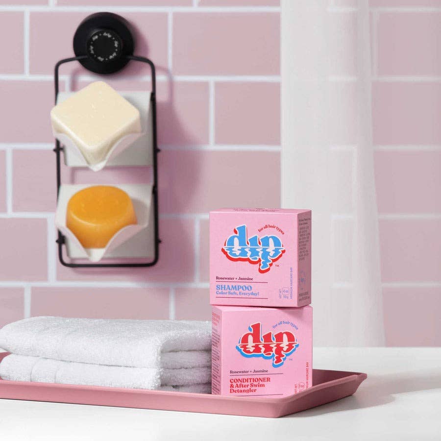 Dip - Conditioner Bar & After Swim Detangler - Rosewater & Jasmine: 3 oz / Rosewater & Jasmine