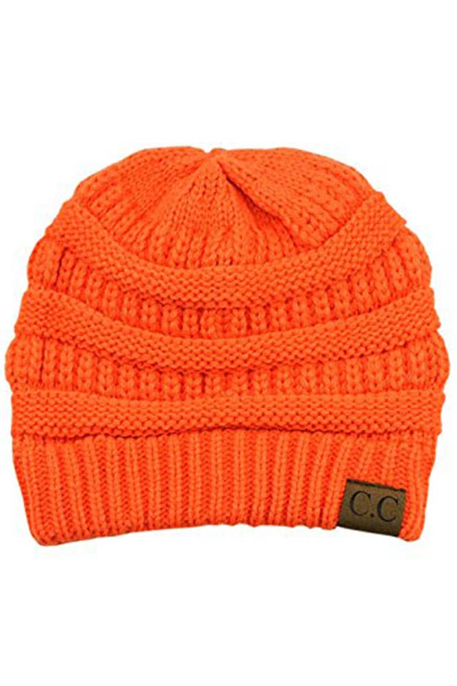 Hana - C.C Best Selling Cable Knit Classic Beanie Winter Hat