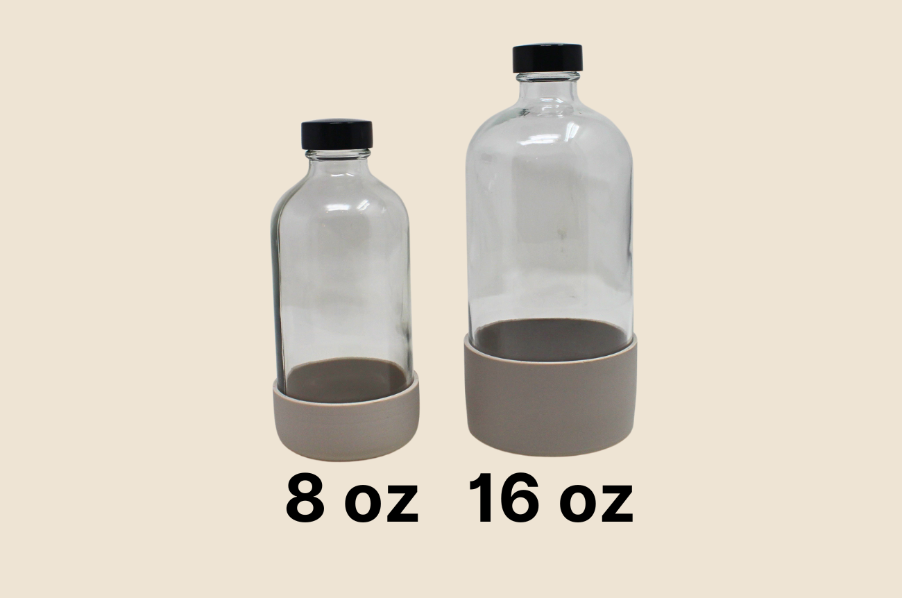Silicone Bottle Boot – Non-Slip Base for 8oz Glass Bottles