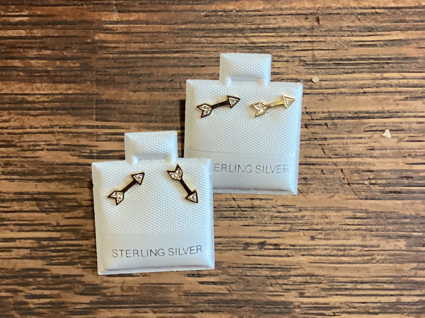 Gold Arrow Stud Earrings | Allergy Free
