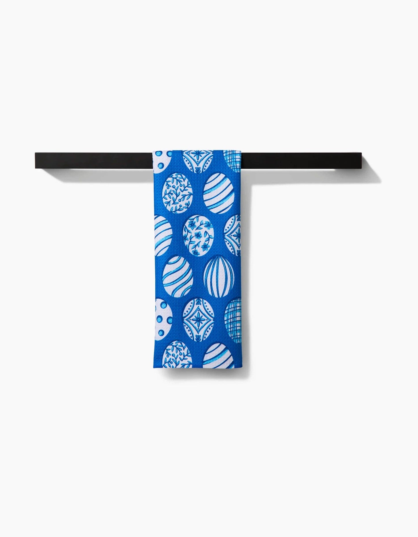 Geometry - Delft Blue Easter Eggs Tea Towel