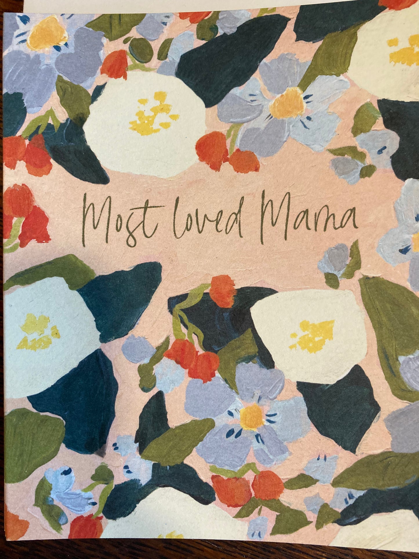 Most Loved Mama Card