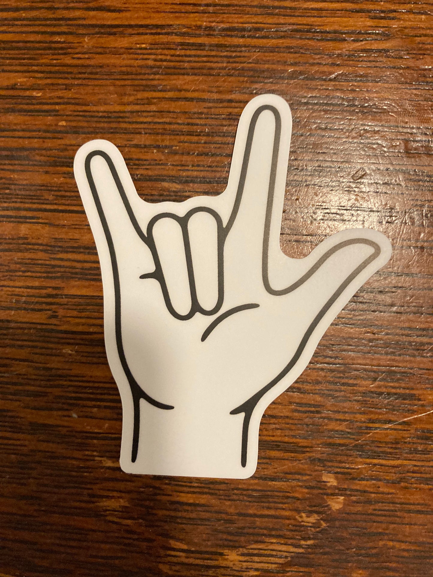 I Love You ASL Sticker