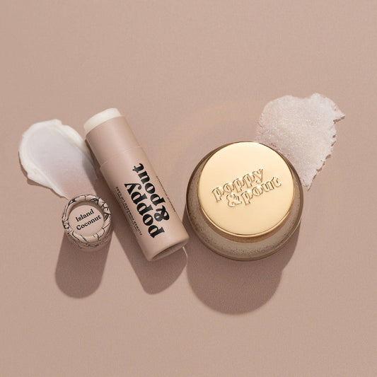 Poppy & Pout - Lip Care Duo, Island Coconut