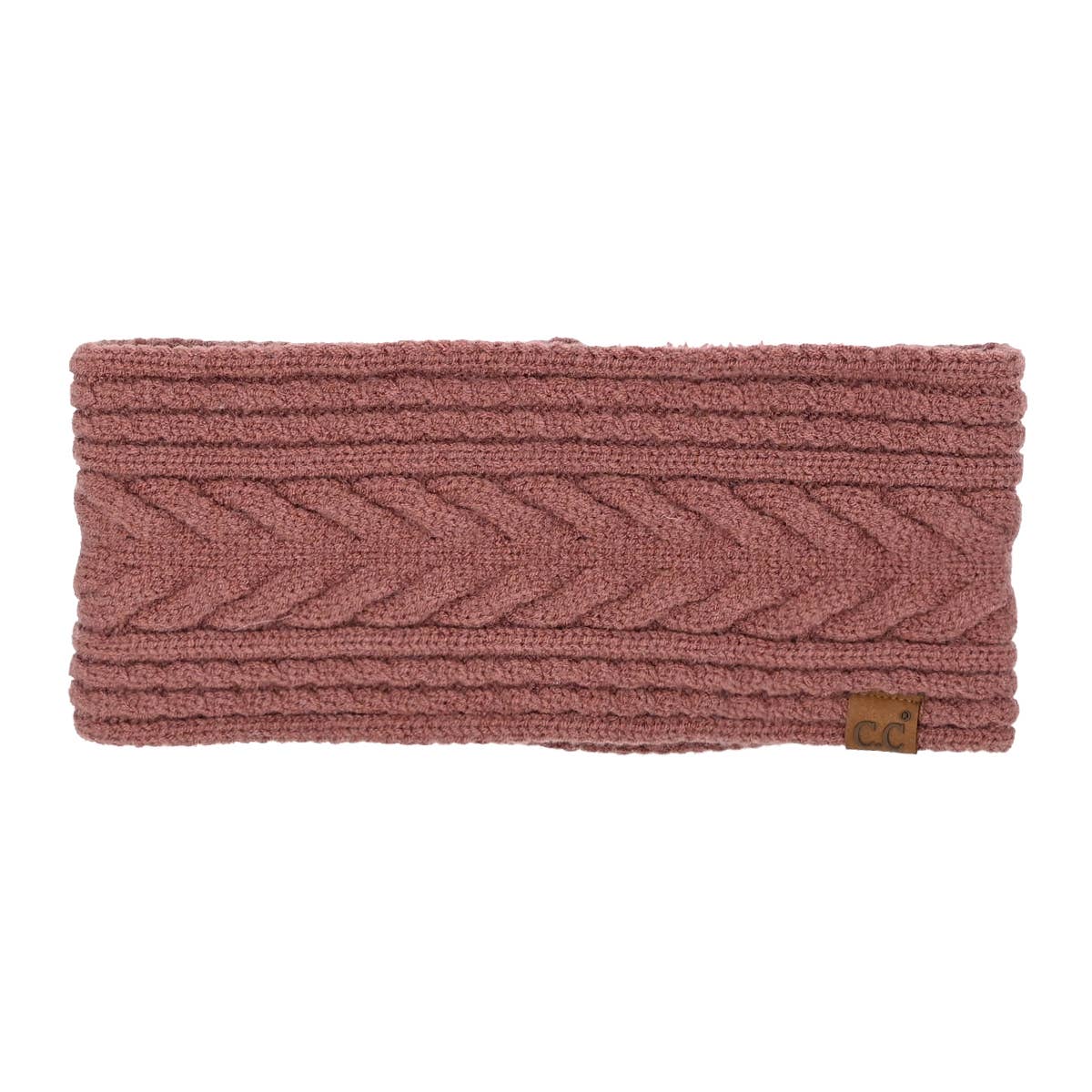 C.C Cable Knit Lining Headwrap Winter Headband
