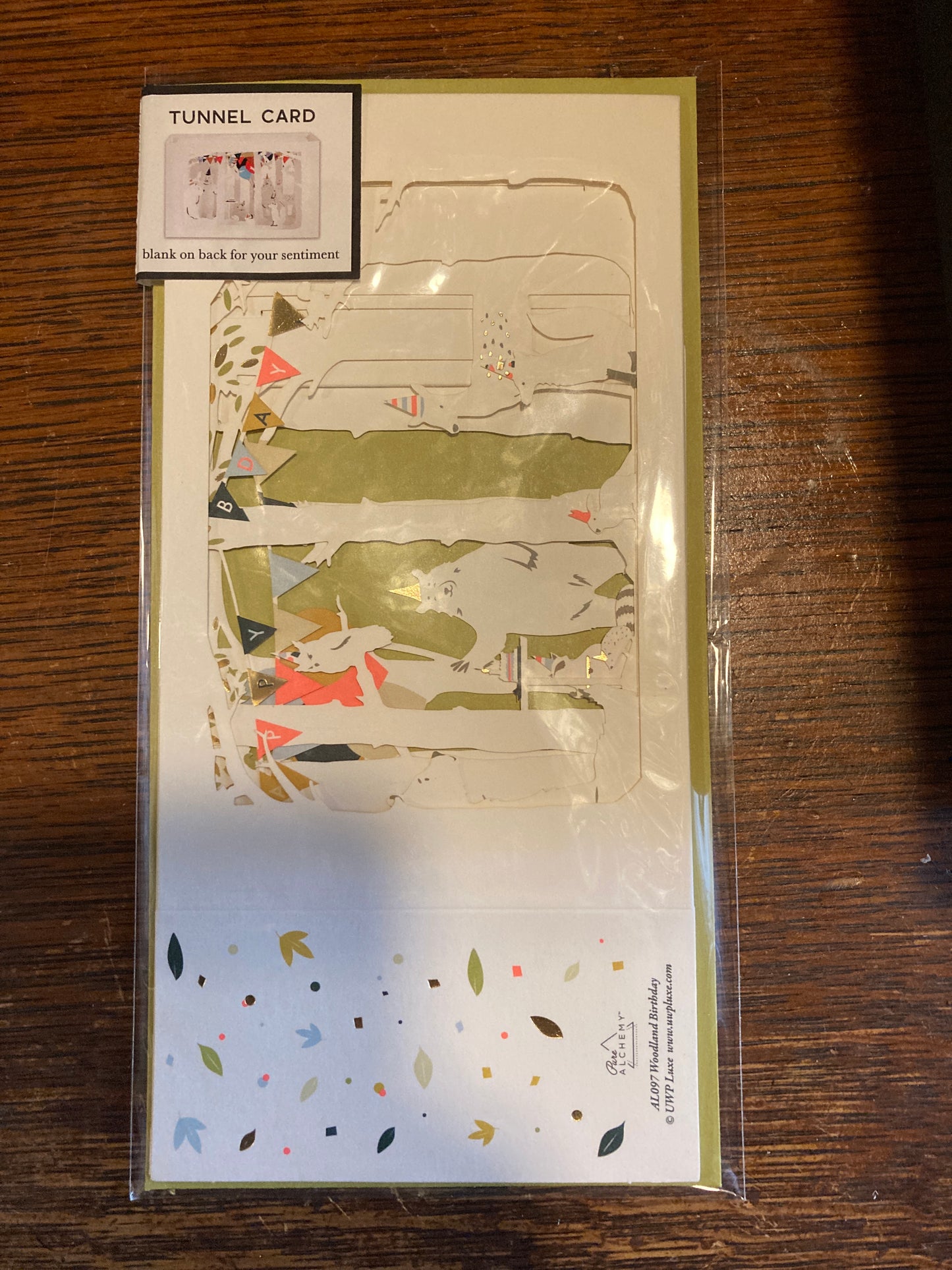 Woodland Birthday Tunnel Card