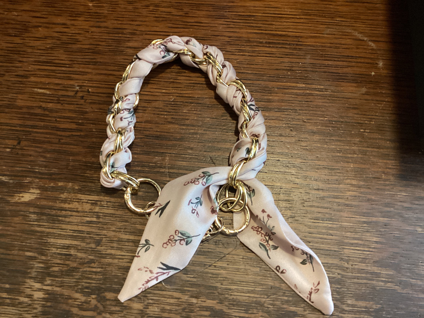 Phone Scarf Chain | Pink Flowers