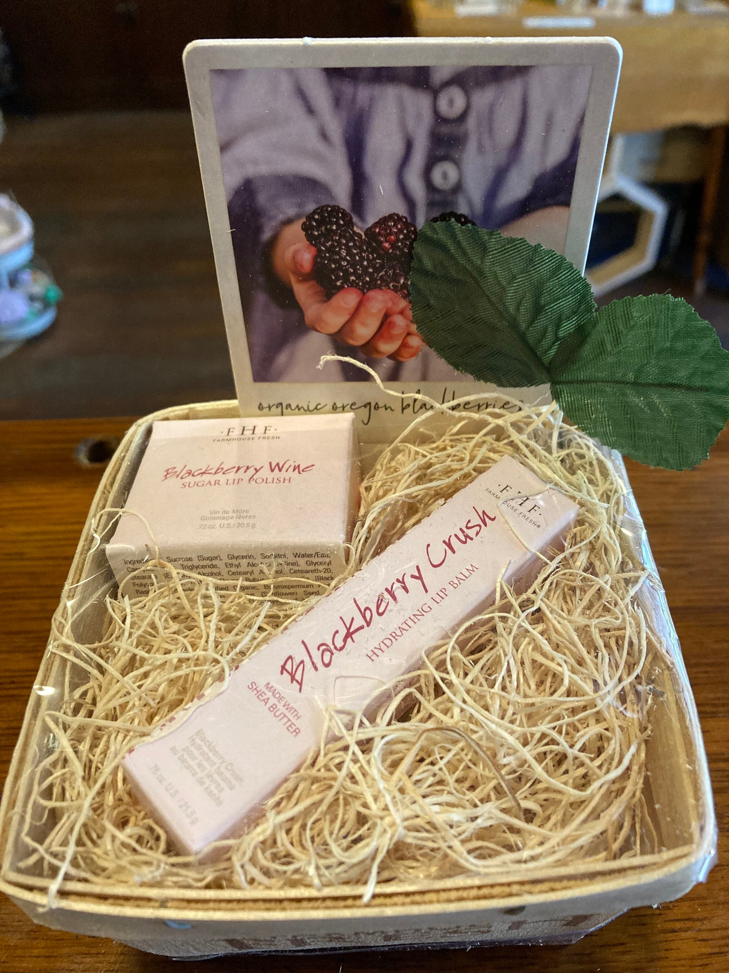 Lip gift basket