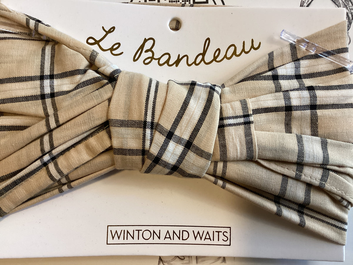 Le Bandeau Head Wrap | Wellie Plaid