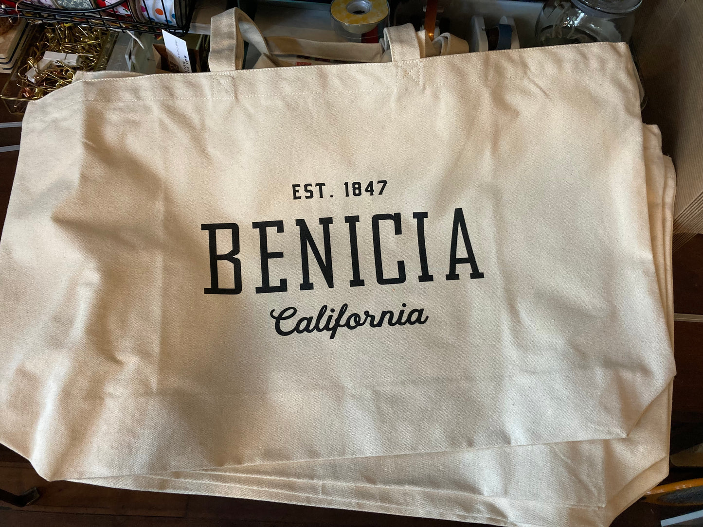 Benicia Large Canvas Tote