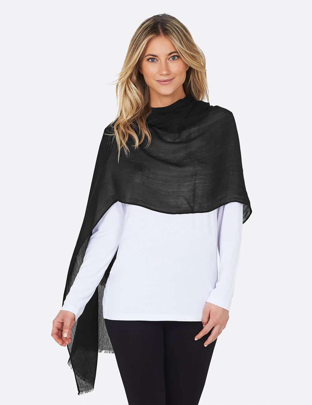 Fringed Hem Scarf