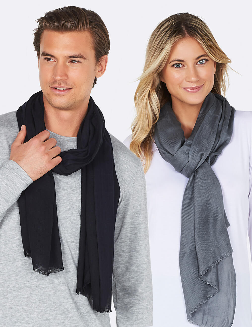 Fringed Hem Scarf