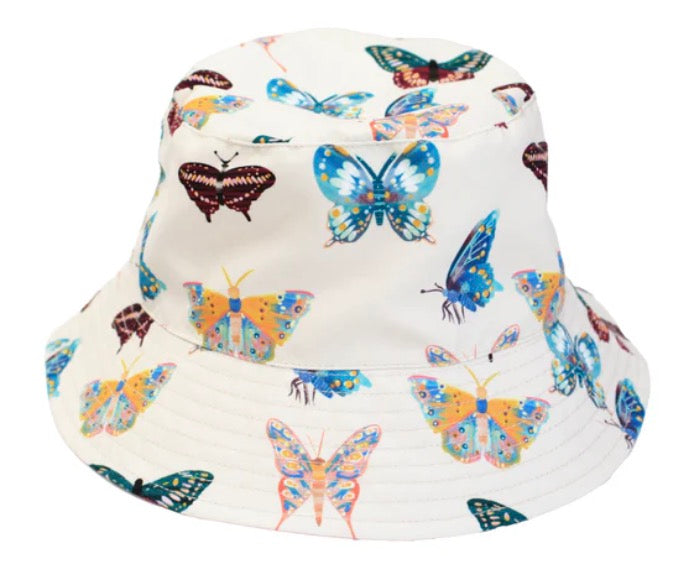 Wings of Paradise Butterflies Reversible Bucket Hat