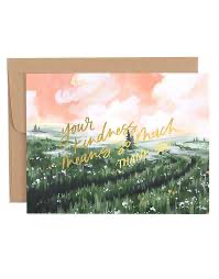 Mystic Plains Thank You Greeting Card