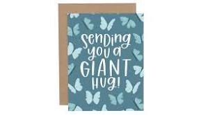 Sending You A Giant Hug Greeting Card