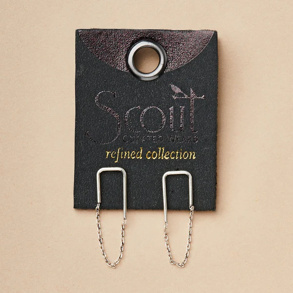 Refined Earring Collection - Filament Stud/Sterling