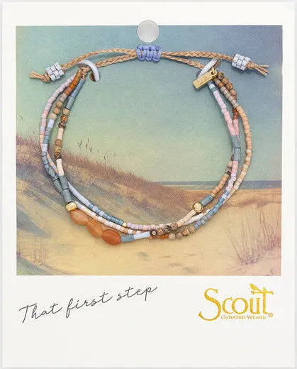 Mixed Media Bracelet - Inspiration/Red Aventurine/Gold