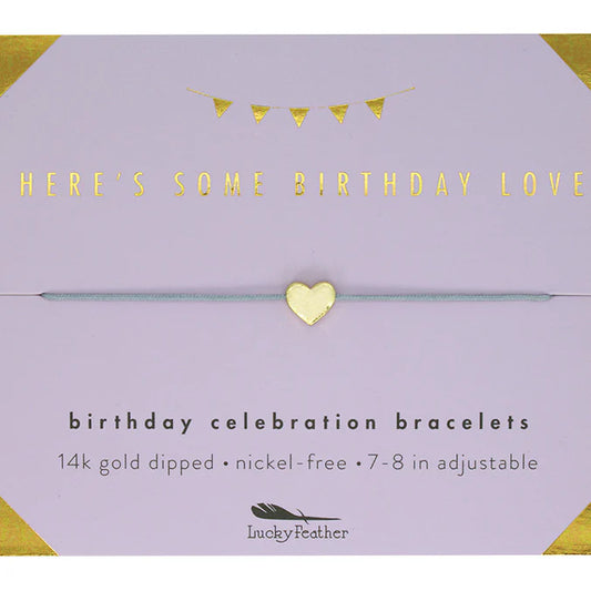 Birthday celebration Bracelet - Gold