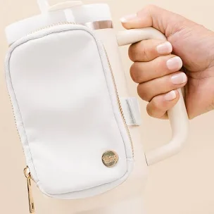 Tumbler Fanny Pack -White
