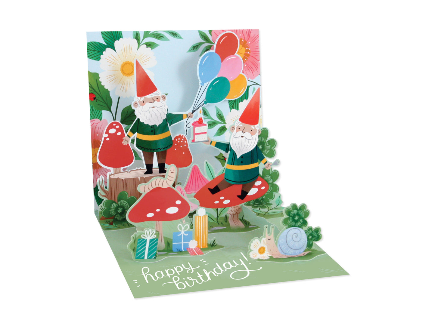 Gnomes Pop-Up Card