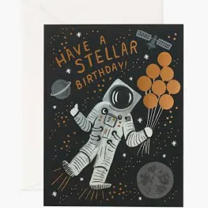 Stellar Birthday Card
