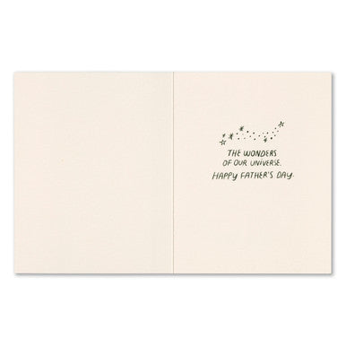Faraway Galaxies, Mountain Canyons, and Fathers Card