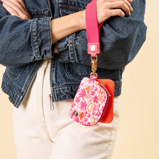 Dynamic Duo Pouch Wristlet - Paradise Palms