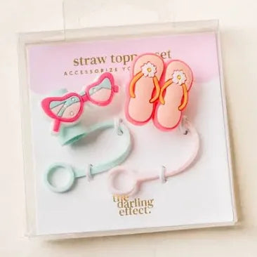 Straw Topper - Sunny Style - The Darling Effect