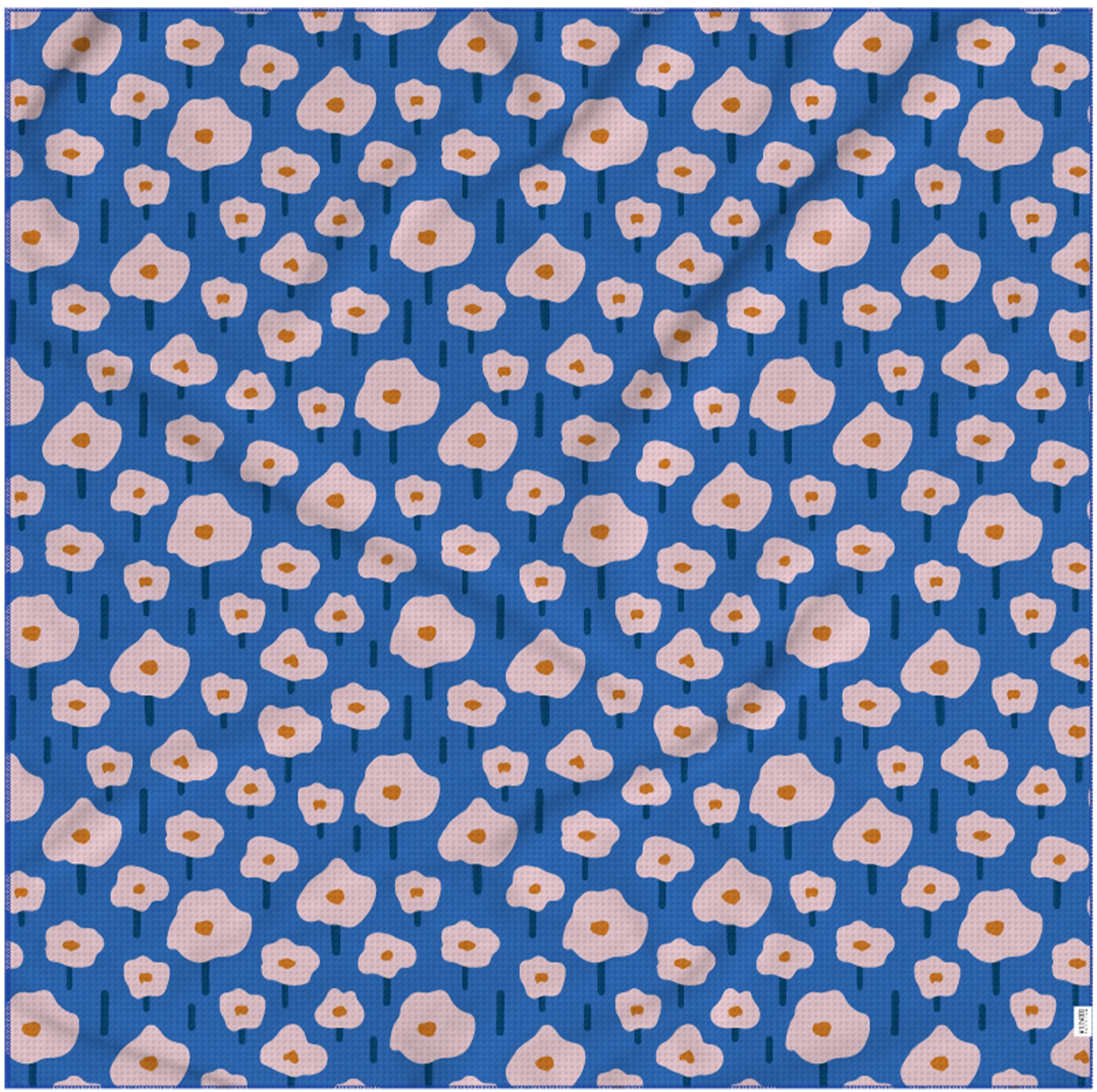 Blue Poppies Beach Blanket