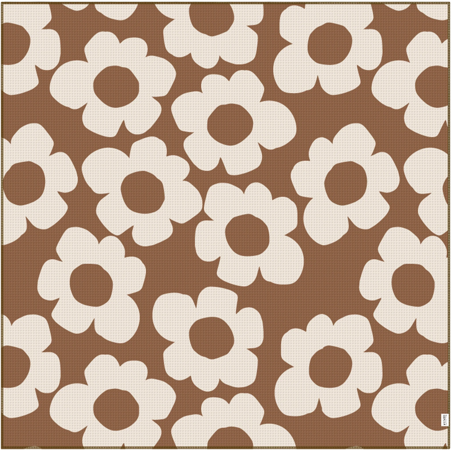 Checkmate Brown Pool Towel