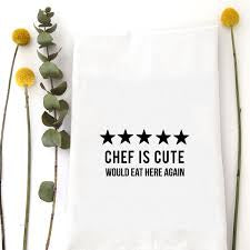 Tea Towel| 5 Stars Chef is Cute