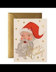 Greetings from Santa Card