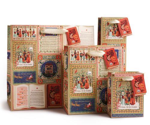 Christmas Carolers Medium Gift Bag