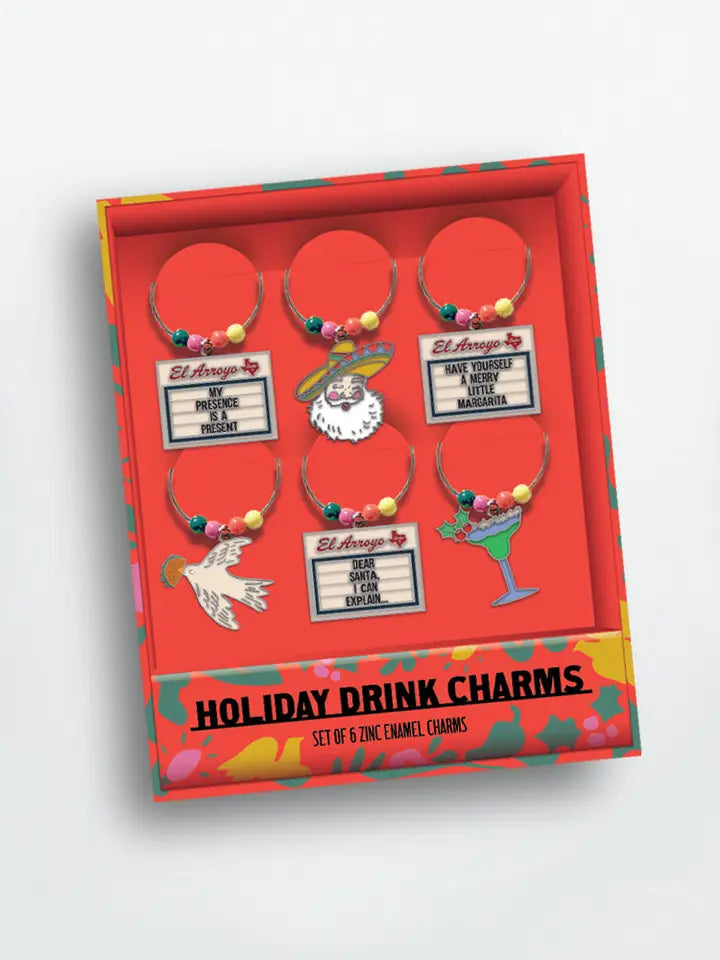 Holiday Drink Charms | Set of 6