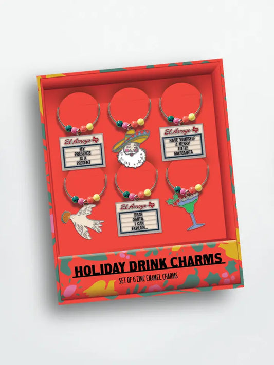 Holiday Drink Charms | Set of 6