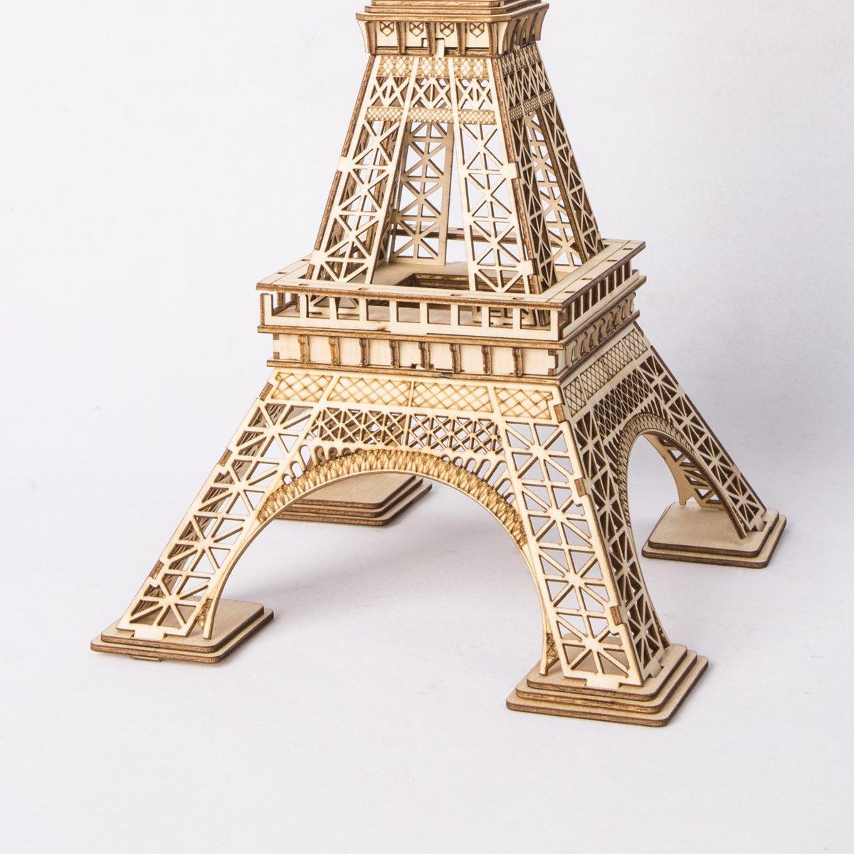 Wooden Puzzle: Night of Eiffel Tower
