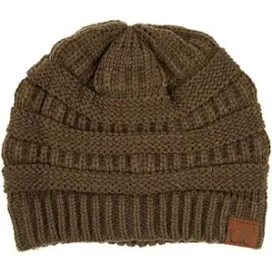 Hana - C.C Best Selling Cable Knit Classic Beanie Winter Hat